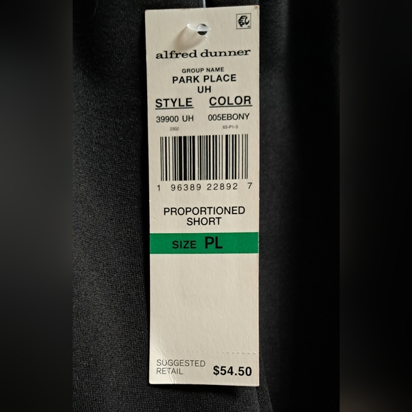 NWT Alfred Dunner Petite black pants - Picture 10 of 11